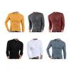Spring Autumn Men Fitness Top Slim Fit Half-high Collar Stretchy Long Sleeves Solid Color Pullover Fitness Sport Top Winter Bottoming Clothes