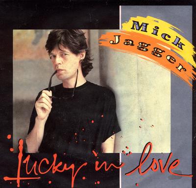 7-дюймовая пластинка МИК ДЖАГГЕР - Lucky In Love 3804893 Columbia 1985 США Рок Б/У