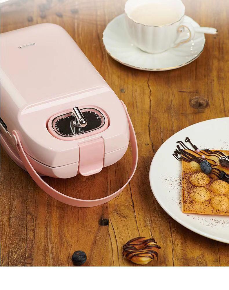 Multi-Function Breakfast Maker: Sandwich, Toast, Waffle, and Egg Cooker