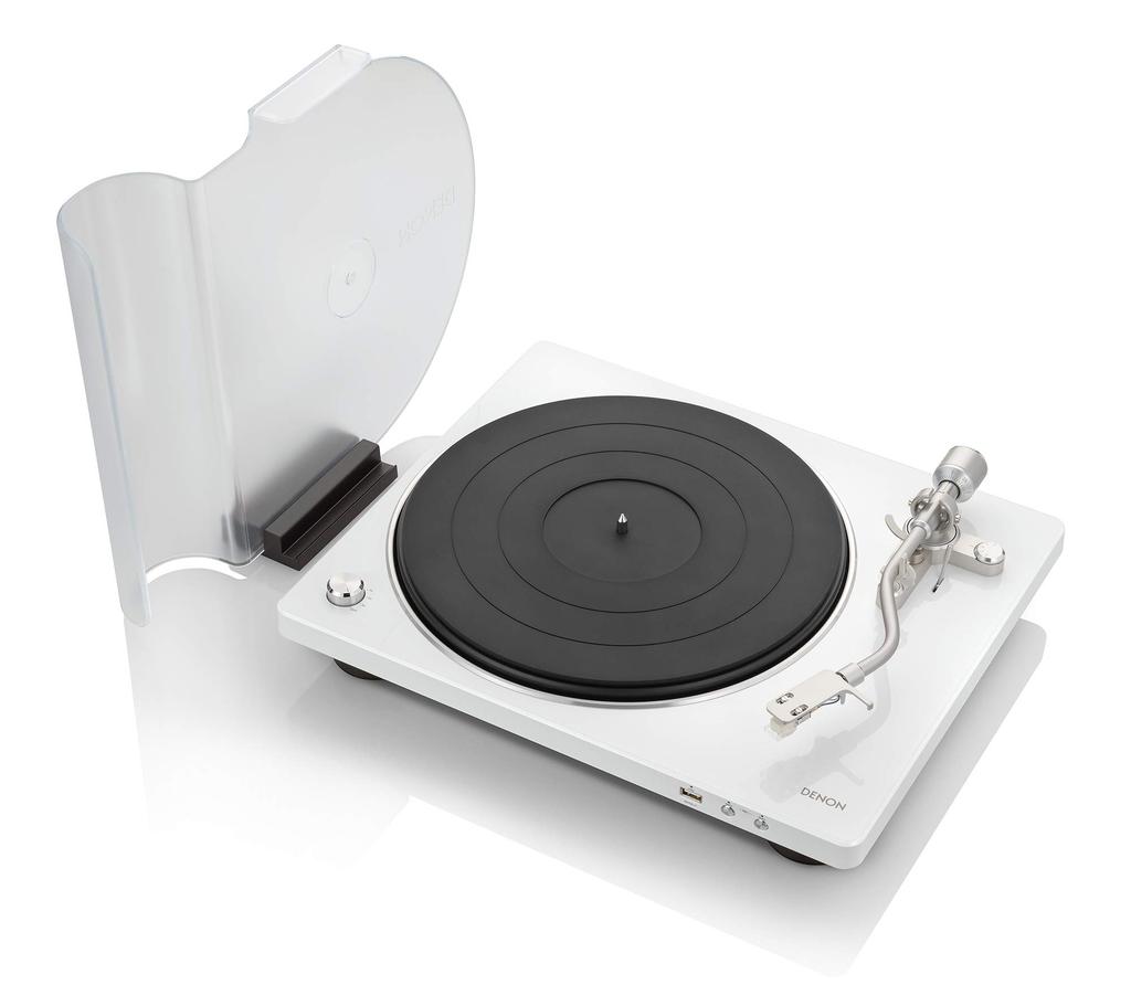 Проигрыватель Denon Record Player USB-совместимый, белый DP-450USB DP-450USB-WTEM