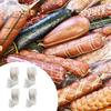 Мясная сетка Пищевая 4 рулона Упаковочная сетка для мяса Сетка для говядины Рулон Сетка для копченого мяса Птицы Ветчины 1м2м Мясная сетка для мясника