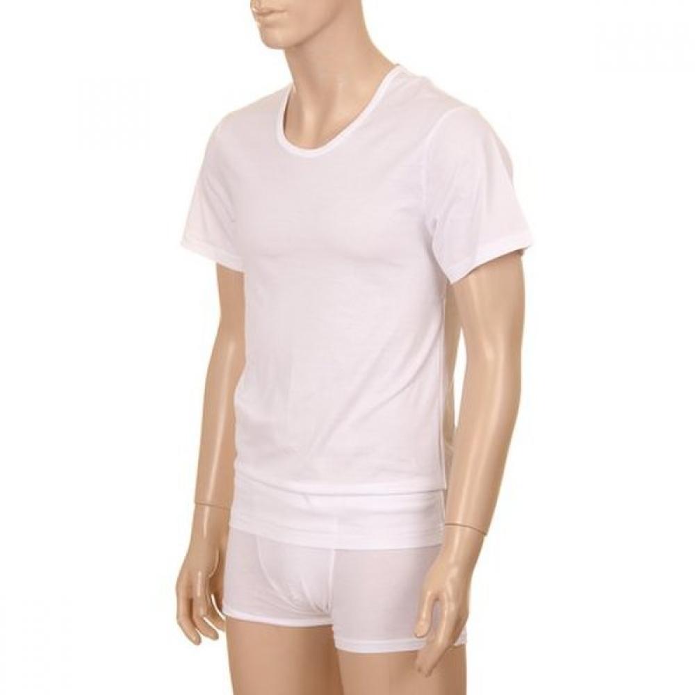 Barbara Men S Supima CoTTon 100S ShorT Sleeve Running T ShirT Wh amr4320T