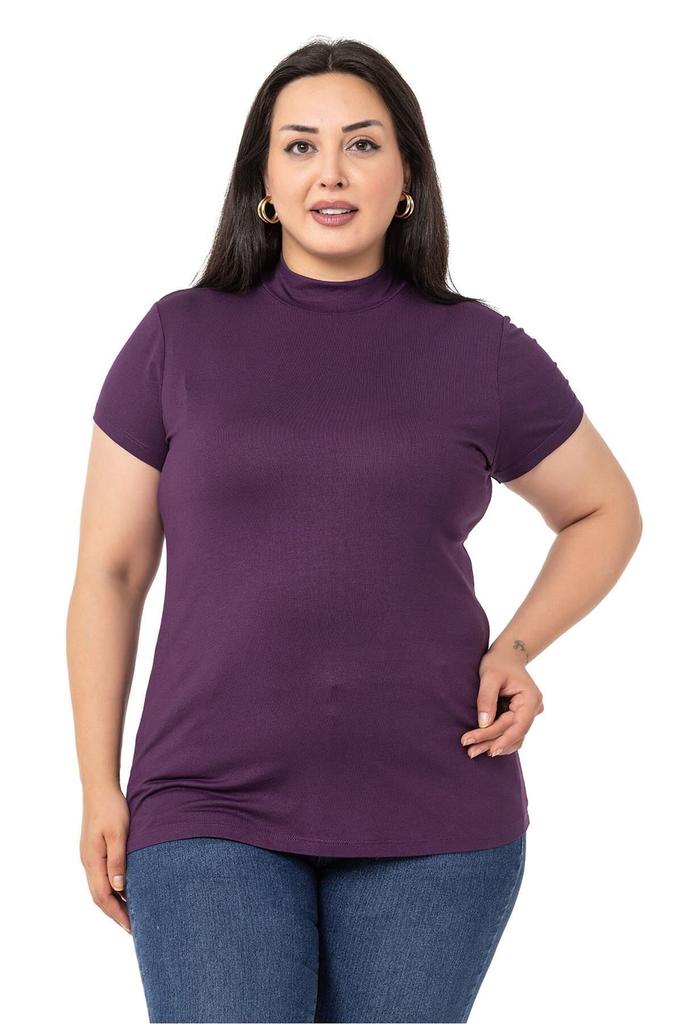 Женский стиль, боди большого размера, боди больших размеров, полуводолазка с коротким рукавом, вискозное боди изумрудного цвета