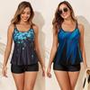 Женский раздельный купальник-танкини с высокой талией, европейский и американский, 2026