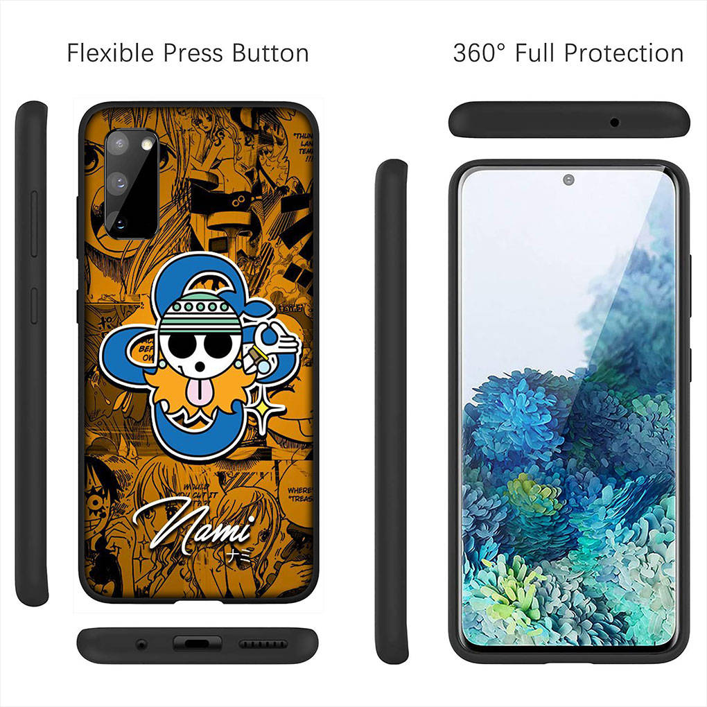 Чехол для iPhone 16 15 Xiaomi Redmi Note 14 13 12 11 Pro Max X 8 9 16e Samsung Galaxy S25 S24 S23 Moto E15 OPPO Huawei Nami One Piece Luffy Чехол для телефона