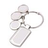 Stainless Steel Tag Metal Keychain Can Be Used For Diy Engraved Commemorative Key Accessories