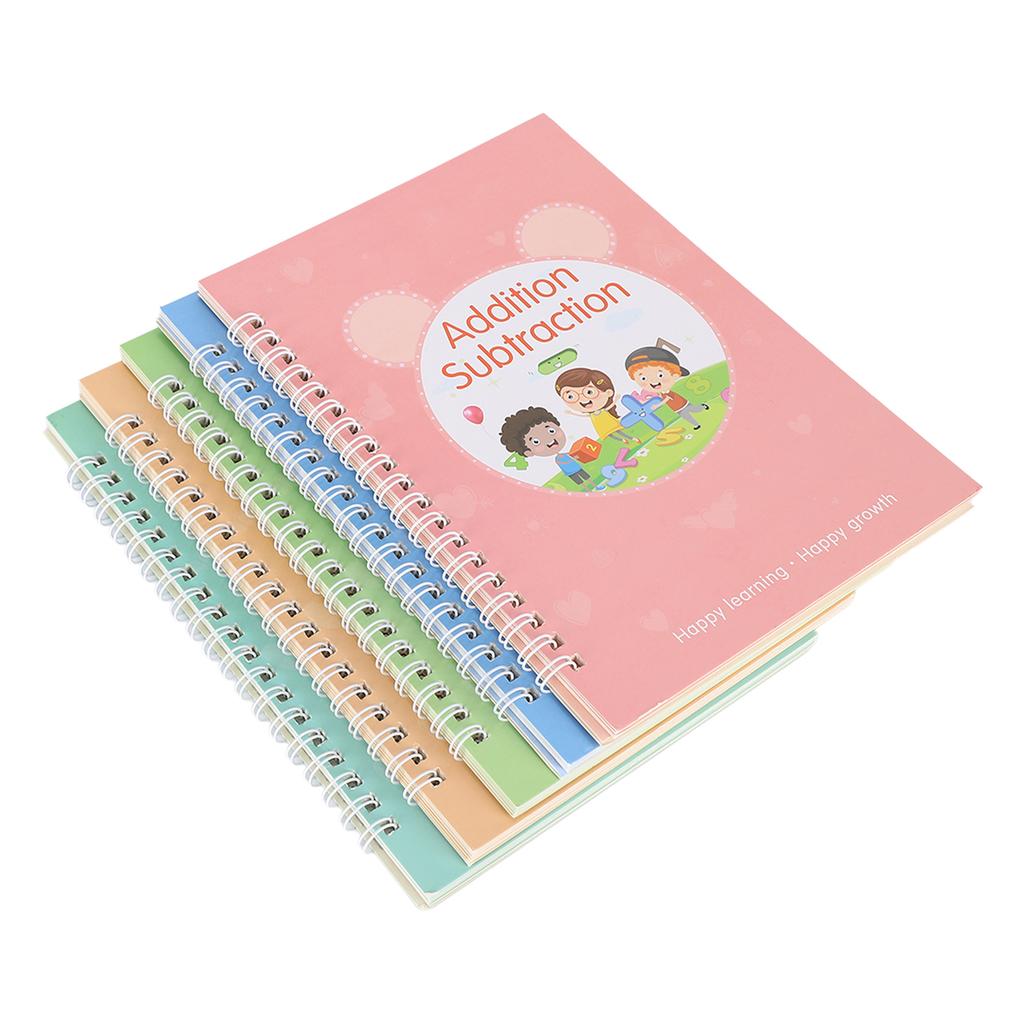 5 шт. тетрадь для практики письма для детей, практическая книга по письму на английском языке, магическая тетрадь для практики письма