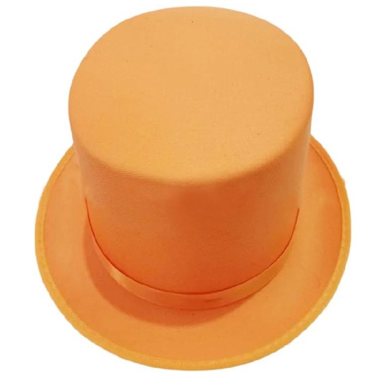 Elegant British Style Trilby Hat Flat Top Felts Hat for Magicians Gentleman