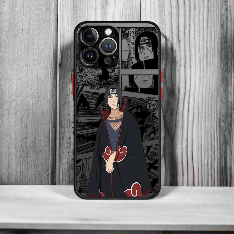 Soft shell Case for Apple iPhone 14 11 Pro Max SE 7 8 SE 6s 12 Mini 16 Pro 15 Pro Max XS X 13 Pro XR 16e Naruto Itachi