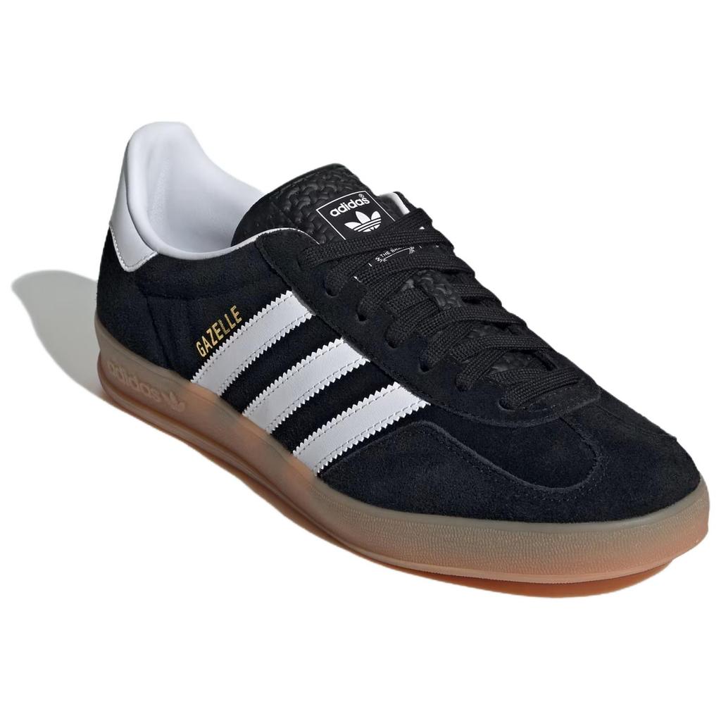 adidas Кроссовки Gazelle Indoor Black White Gum Unisex Core-Black Cloud-White JI2060
