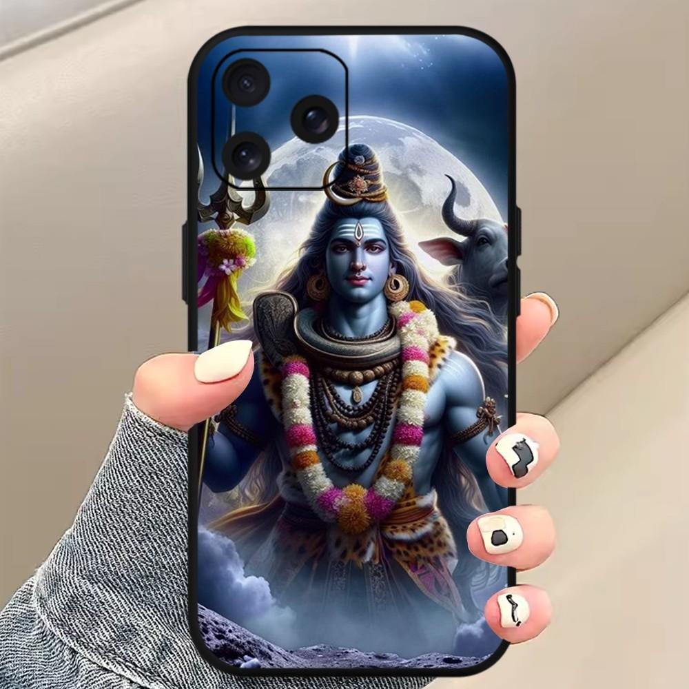 Чехол для телефона «Господь Шива, индуистский Бог, Будда» для iPhone Mini 11 12 13 14 15 Pro XS Max X Plus SE XR, черный мягкий корпус