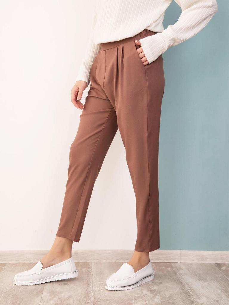 Присборенные на талии брюки Issa Plus