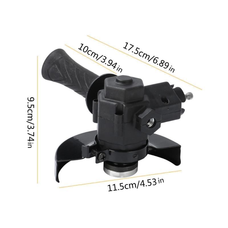 Преобразователи электрических дрелей, адаптер для угловых шлифовальных машин с ручкой для различных проектов DIY, режущий диск 100-115 мм