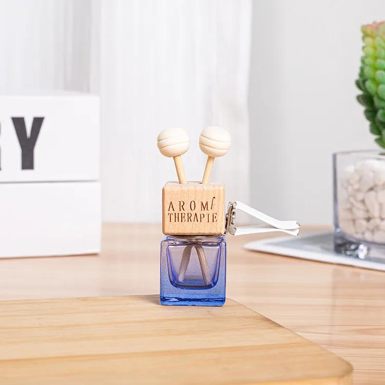 Автомобильный ароматизатор, пустая стеклянная бутылка, зажим, милый автомобильный освежитель воздуха, бутылка для духов, зажим для вентиляционного отверстия, ароматерапия, автоаксессуары