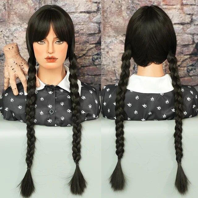 Королевский парик королевы, темно-красные короткие вьющиеся волосы, синтетическое сердце, парики для косплея, костюм на Хэллоуин, парик для вечеринки