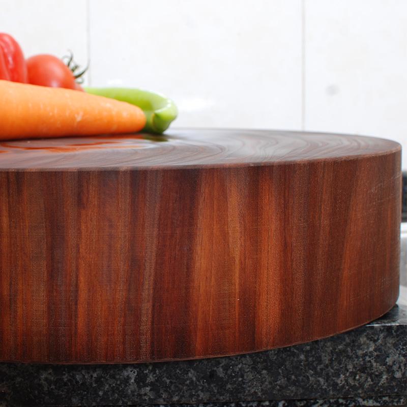Extra Thick Ironwood Cutting Board - Solid Wood Chopping Block for Commercial and Household Use