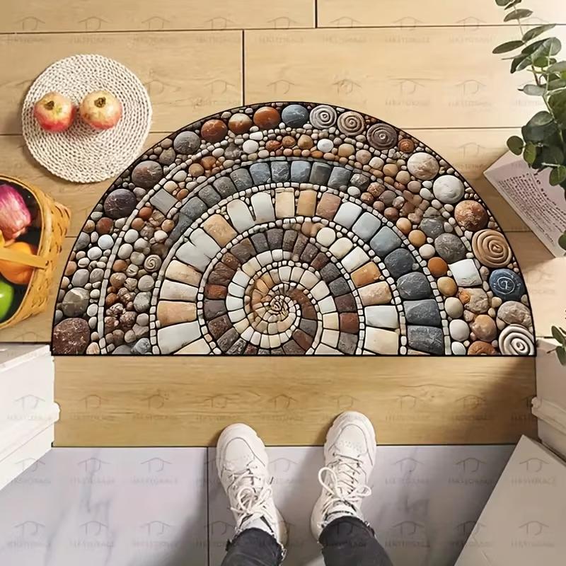 Летний коврик для входной двери в американском ретро-стиле, противоскользящий, износостойкий, абсорбирующий ковер для прихожей, украшение дома