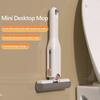 Портативная мини-метла для настольной уборки, швабра для окон, маленькая швабра, губка, впитывающая чистящая щетка со сменной насадкой для губки