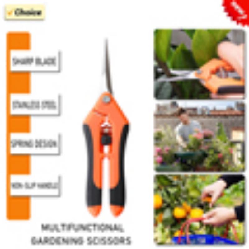3pcs Multifunctional Stainless Scissors Pruner Garden Scissors for Gardening Flower Fruit Tree Manually Scissor Electrician Tool