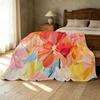 Pill-Resistant Soft Flannel Fleece Blanket Skin-Friendly All-Season Warm Throw, Decorative for Home, Christmas & Halloween