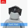 10 шт./лот Кирпичики MOC Мужские прически Модель Фигурка Игрушка Детские Образовательные Строительные Блоки Собранные Игрушки