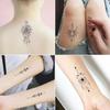 Small Fresh Series Of Tattoo Stickers Waterproof Male And Female Models Disposable Fashion Lines Simulation Tattoo Stickers