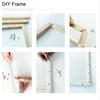 Самодельная настенная рама Легко собираемая Деревянная фоторамка для масляных картин и настенного искусства