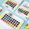 12/24/36/48 Colors Watercolor Paint Set With Water Brush Pens Art Supplies, For Artists, Amateur Hobbyists And Painting Lovers