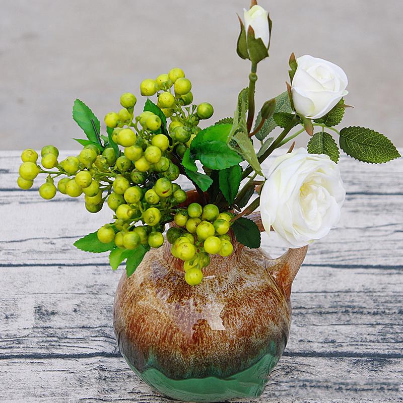 Искусственная голубика Рождественская ягода Имитация фруктов Рождественские украшения Сделай сам Свадебный букет Фотодекор Новогодний Рождественский декор