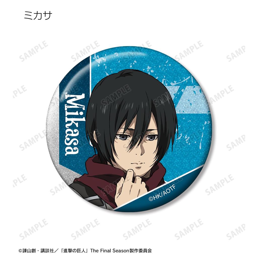 Attack on Titan Trading Glitter Can Badges Box of 8