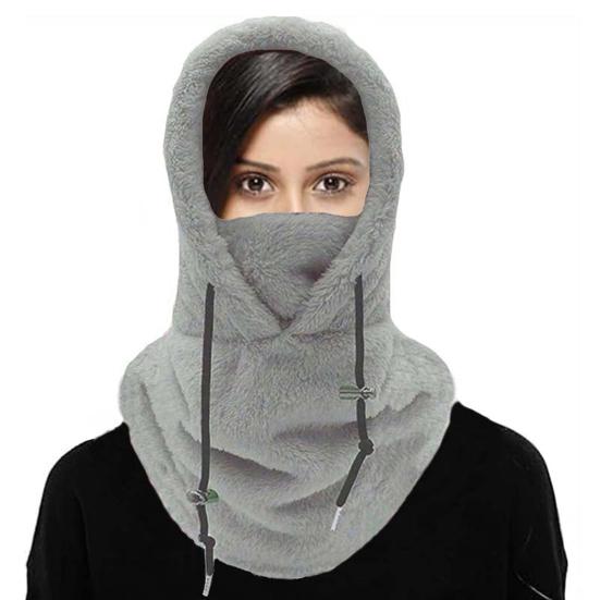 Женская зимняя шапка-балаклава Yousheng, толстая, теплая, флисовая, ветрозащитная, регулируемая, полная защита, для путешествий на открытом воздухе, для езды на велосипеде, для катания на лыжах в холодную погоду