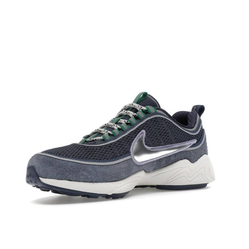 Undefeated x Nike Air Zoom Spiridon SP Thunder Blue Унисекс Кроссовки Серебристый Фантом HV4847-400