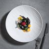 Nordic Stone Pattern Ceramic Deep Serving Plate