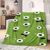 monster Travel Picnics Flannel Blanket Print Cartoon for Bedrooms Sofas Beds Chairs Home Decor Great Gift Idea All Seasons