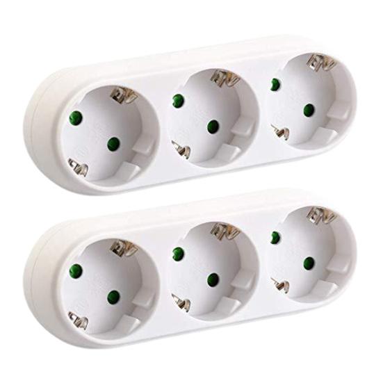 Адаптер для настенной розетки. Огнестойкая защита от напряжения. Превосходный безопасный удлинитель с USB-портами для зарядки.