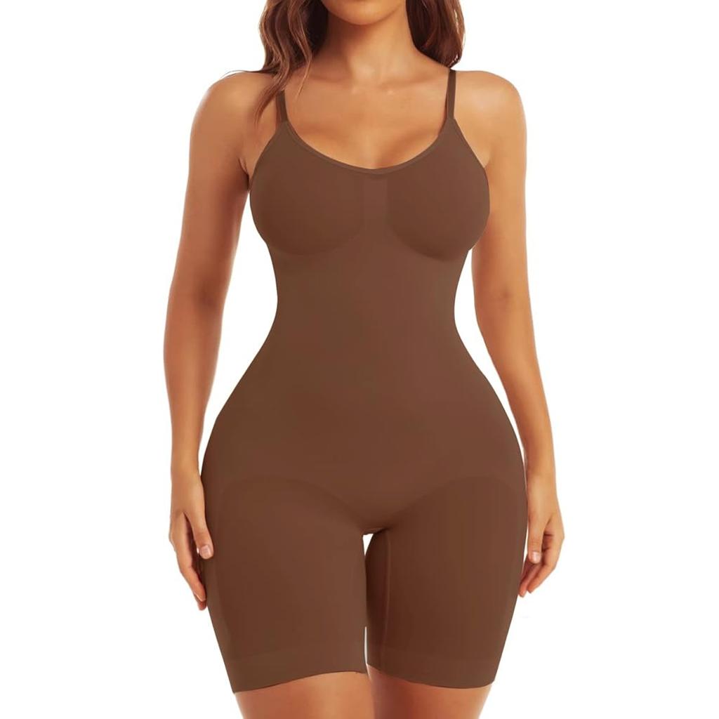 Боди для коррекции фигуры всего тела для женщин, утягивающее живот, шорты для похудения бедер, бесшовное нижнее белье