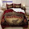 Unity Legacy Football Three-piece set (1 * duvet cover + 2 * pillowcase, without core) 2DFlat Bedding set Christmas birthday gift Soft and comfortable