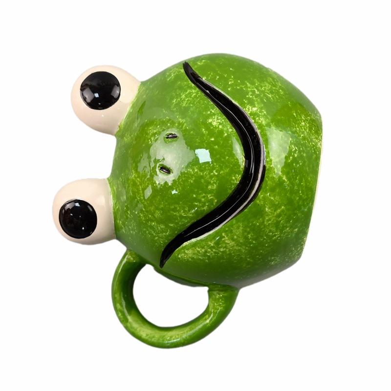 Супер милая маленькая кружка-лягушка керамическая мультяшная креативная милая детская кружка для молока, завтрака, кофе