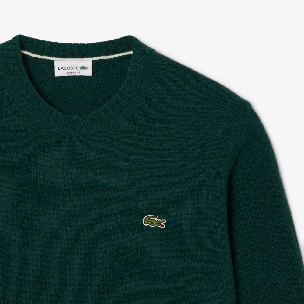 [lacoste] Men's Worsted Crewneck Sweater AH2916-55NYZP