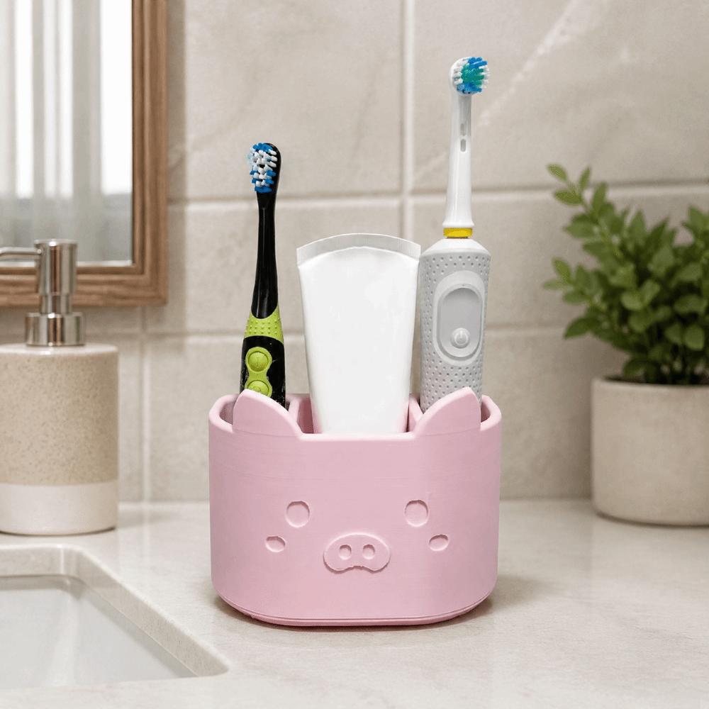 Creative Bathroom Storage Stand 3D Printing Electric Toothbrush Stand Vanity Organizer