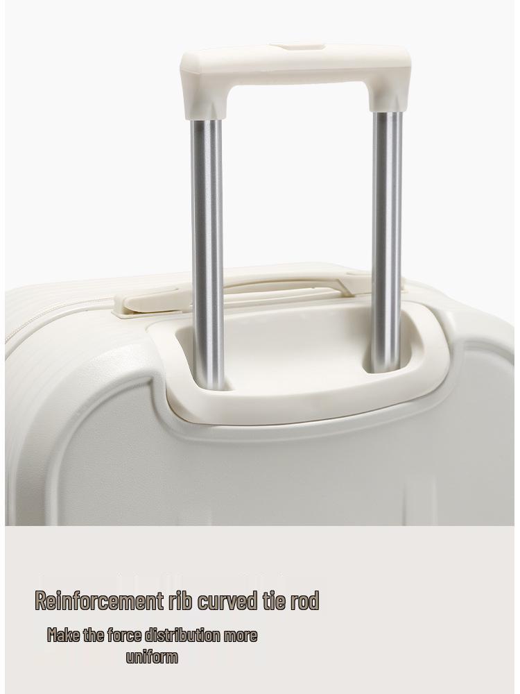 24-Inch Multifunctional Suitcase with Universal Wheels and New Lock System