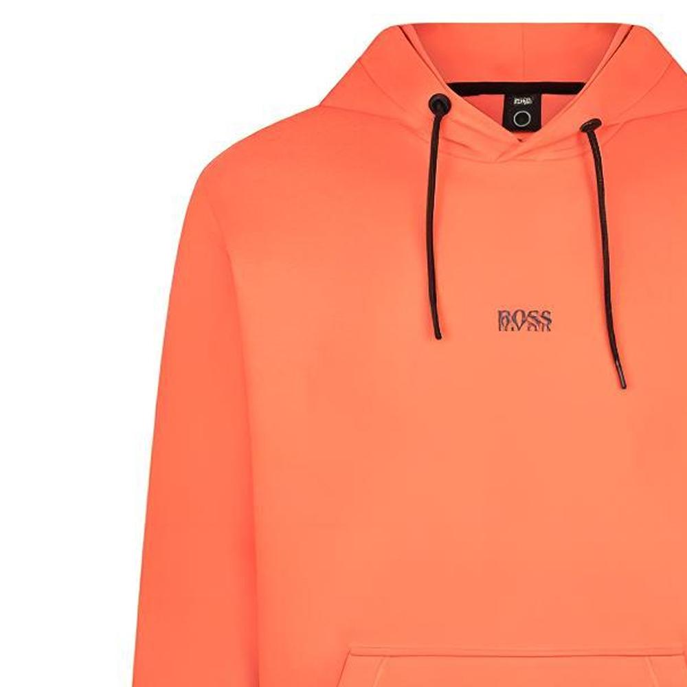 HUGO BOSS Sweatshirts Men's Orange Red Hooded Moderate Regular 50459464-646