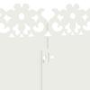 Lawn Edging 20 pcs White 103 x 0.05 x 22 cm Steel