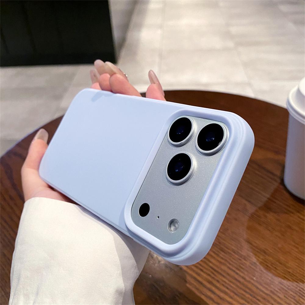 Офисный матовый однотонный чехол для телефона Apple iPhone 17 Air 16 Plus 15 14 13 12 Pro Max Силиконовый мягкий защитный задний чехол