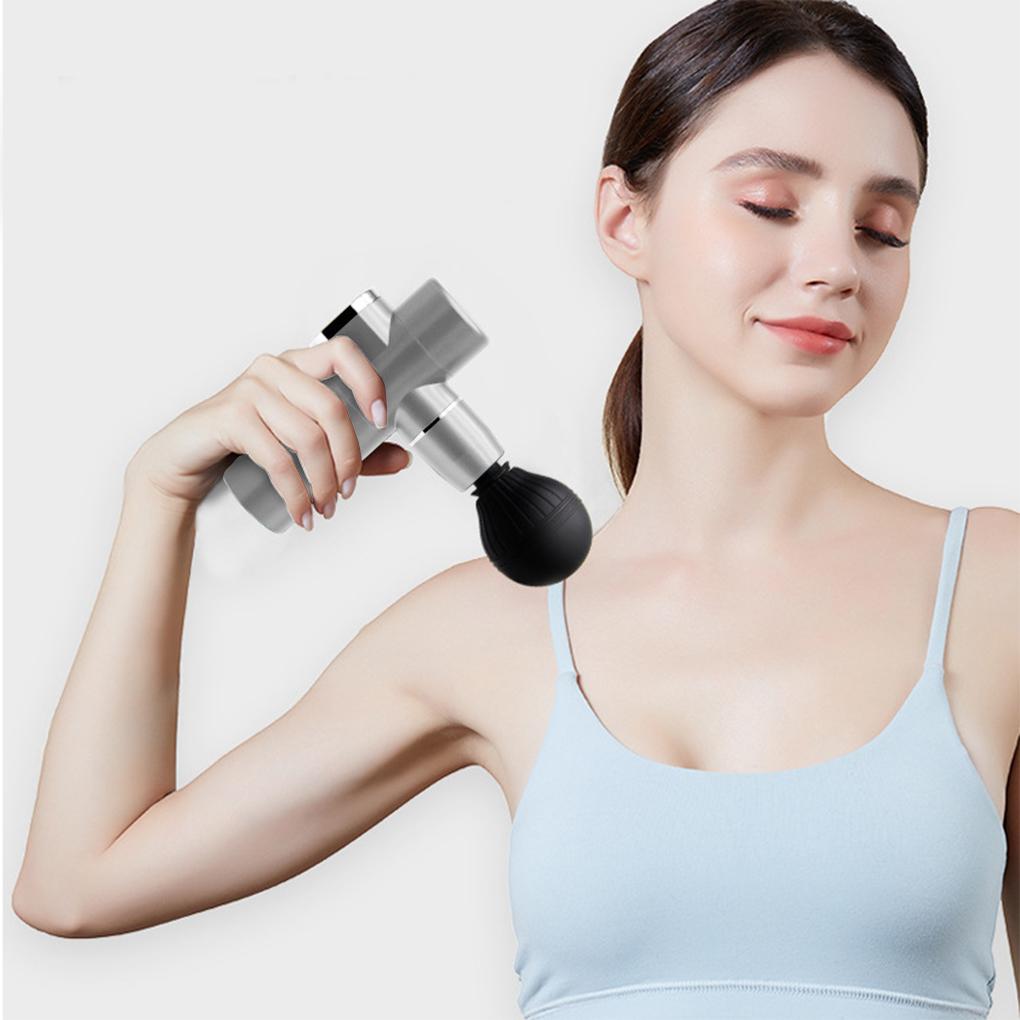 Мини Электрический Массажер для Мышц Глубоких Тканей Перкуссионный Массажер Инструменты