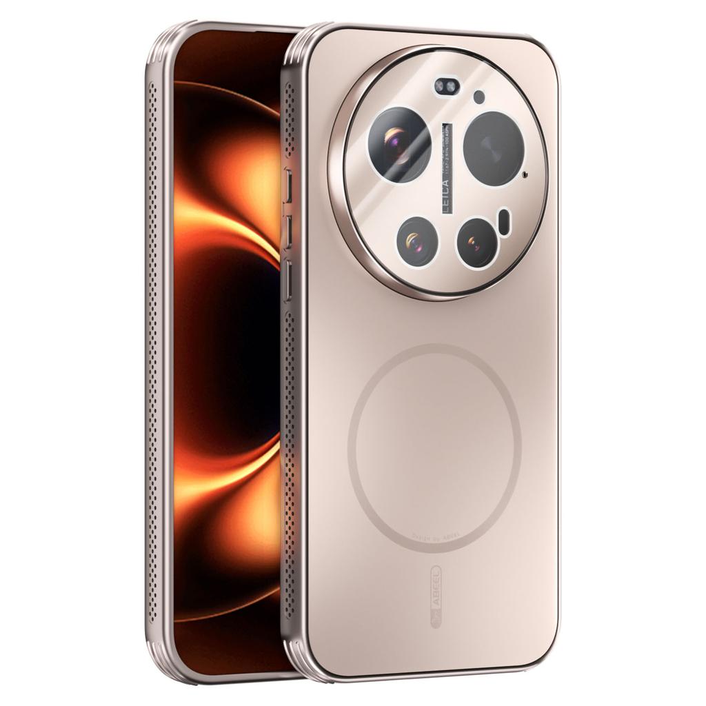 ABEEL Для Xiaomi 17 Ultra 5G Магнитный чехол ТПУ ПК Охлаждающий Матовый Задняя крышка телефона с пленкой для объектива