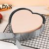 Professional Grade Cake Decorating Tool Heart Shaped Pan, Stainless Steel Baking Mold, Adjustable Size Heat Resistant Durable Metal Pan Reusable Easy