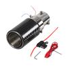 Polished Car Exhaust Pipe Muffle Blue Red LED Glowing Long Lasting Auto Exhaust Tip Muffler Replacement
