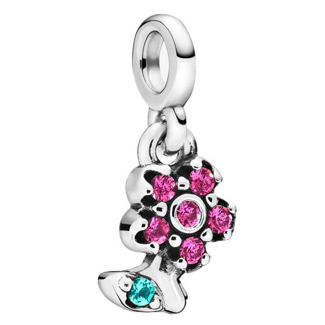 925 Silver Me Series Starfish Moon Pineapple Small Charms Pendant Beads Fit Original Fashion Me Bracelet Women Jewelry DIY