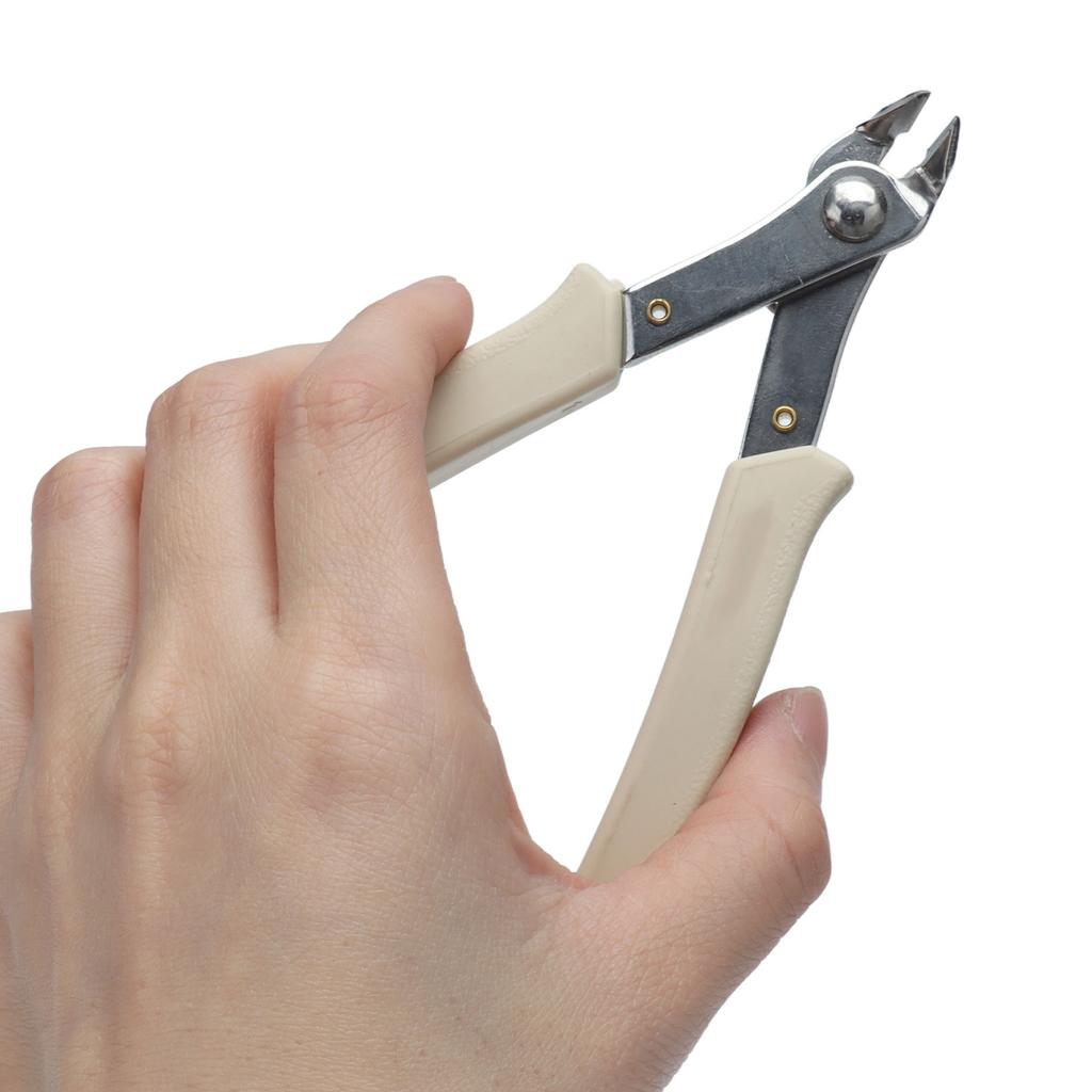 Electronic Pliers 90 Degrees Elbow Flush Cutter Stainless Steel Wire Cutting Tool with Spring SP?22